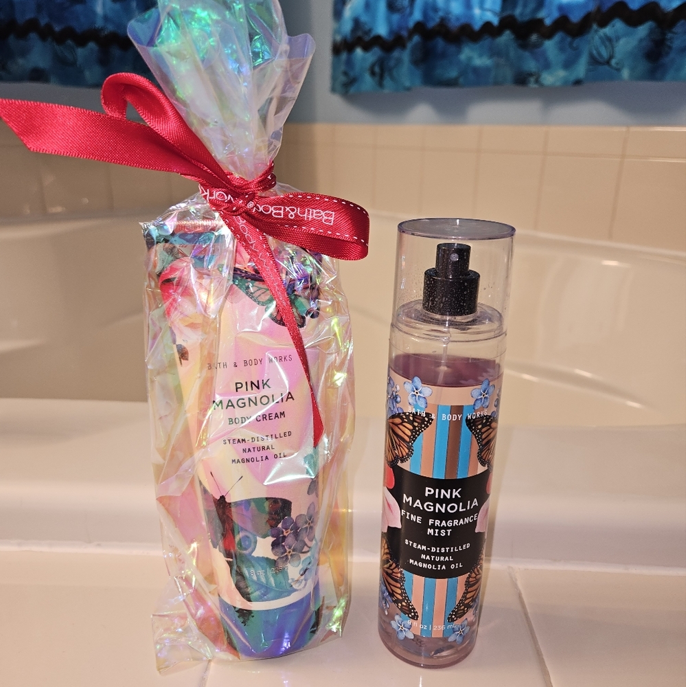 Brand New Bath And Body Works Pink Magnolia bundle FLASH SALE!!